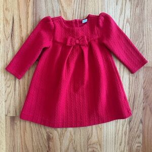 Janie and Jack Red Bow Christmas Dress